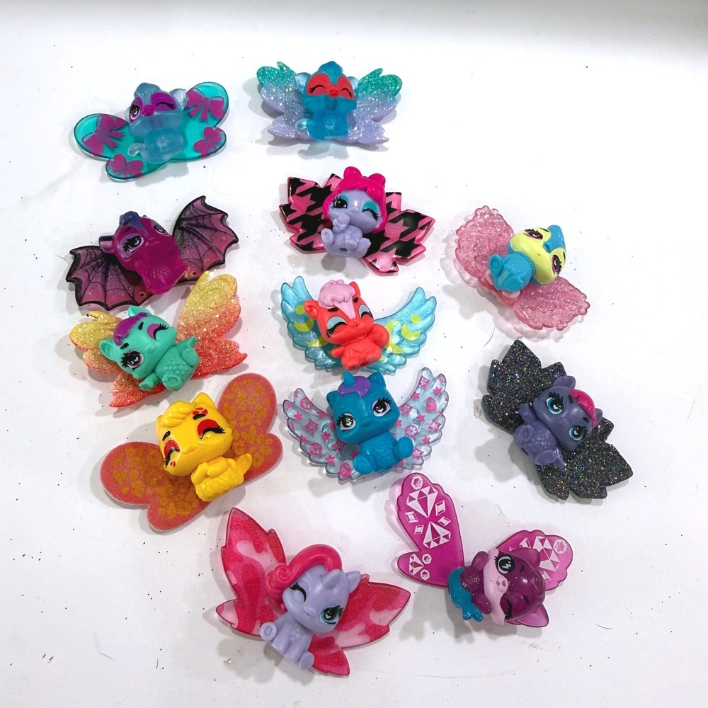 Hatchimals Pixies Riders Glider Figures Lot of 11 Winged Creatures Animals